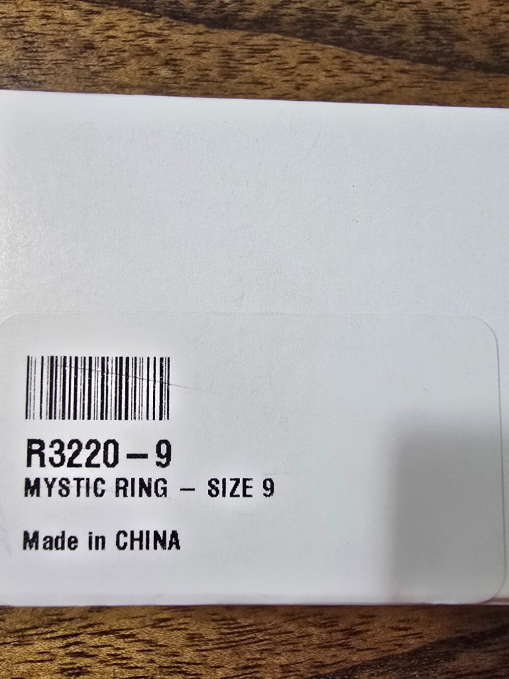 Touchstone Crystals by Swarovski MYSTIC Ring Crystal size 9 Rhodium Plated - Picture 3 of 6